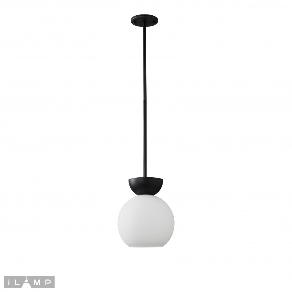 картинка Светильник подвесной iLamp Mono P6079-1 BK+WH магазин pro-decor.kz являющийся официальным дистрибьютором в Казахстане картинка Светильник подвесной iLamp Mono P6079-1 BK+WH от магазина pro-decor.kz