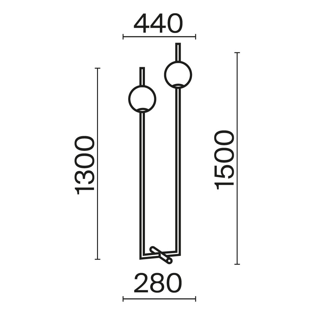картинка Напольный светильник (торшер) Maytoni Z020FL-L12BS3K от магазина pro-decor.kz