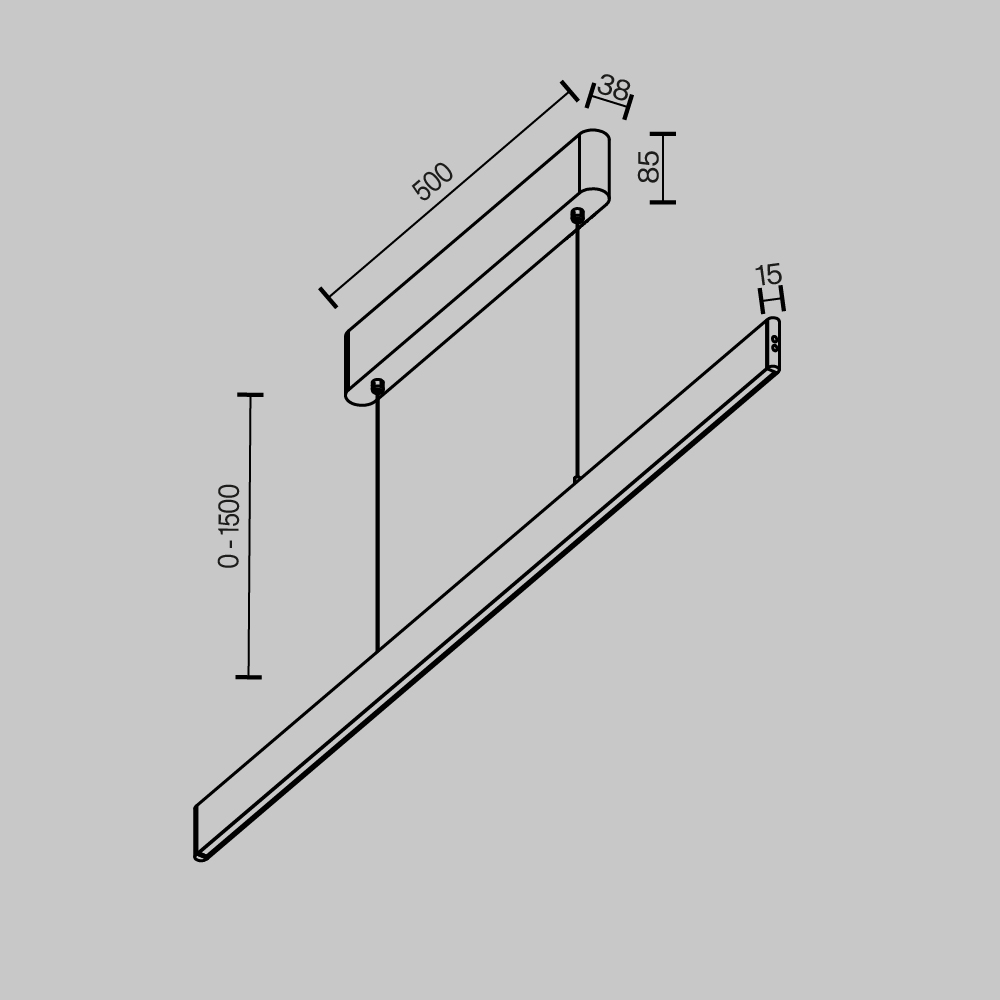 картинка Подвесной светильник Technical P109PL-36W2.7-6K-B магазин pro-decor.kz являющийся официальным дистрибьютором в Казахстане картинка Подвесной светильник Technical P109PL-36W2.7-6K-B от магазина pro-decor.kz