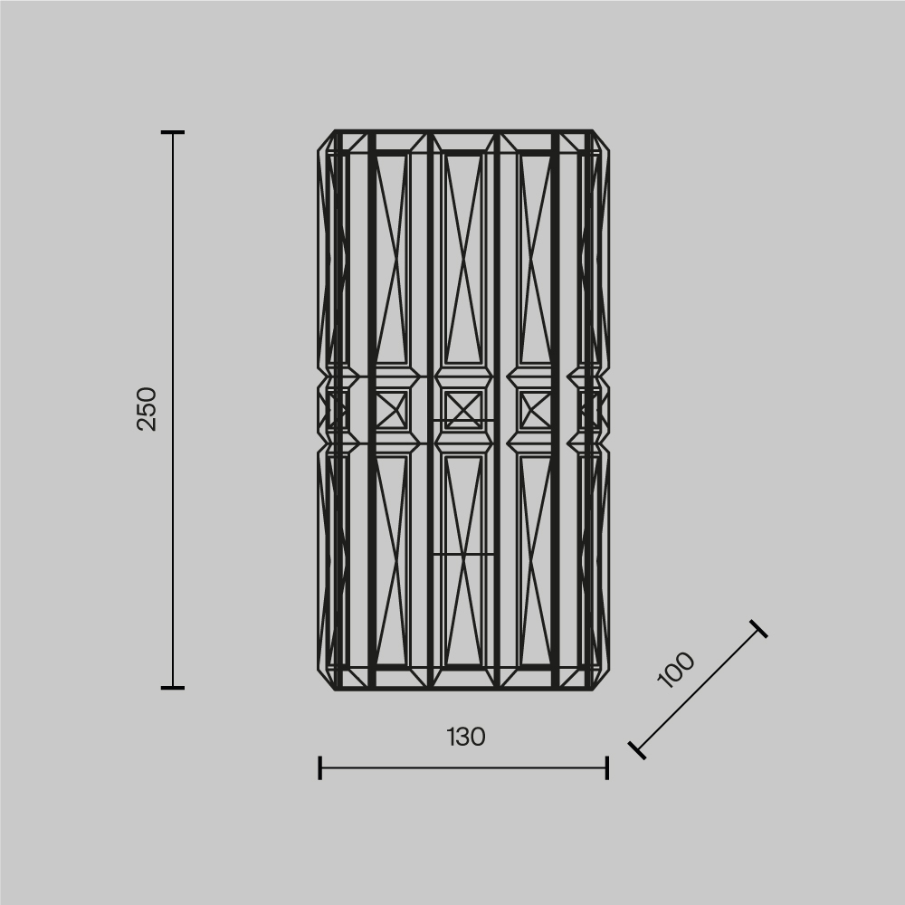картинка Настенный светильник (бра) Maytoni MOD094WL-01G от магазина pro-decor.kz