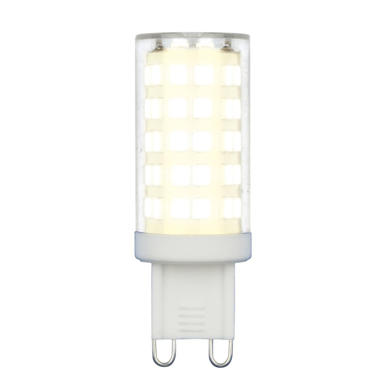 картинка Лампочка светодиодная Uniel LED-JCD-9W/3000K/G9/CL GLZ09TR 126935 от магазина pro-decor.kz
