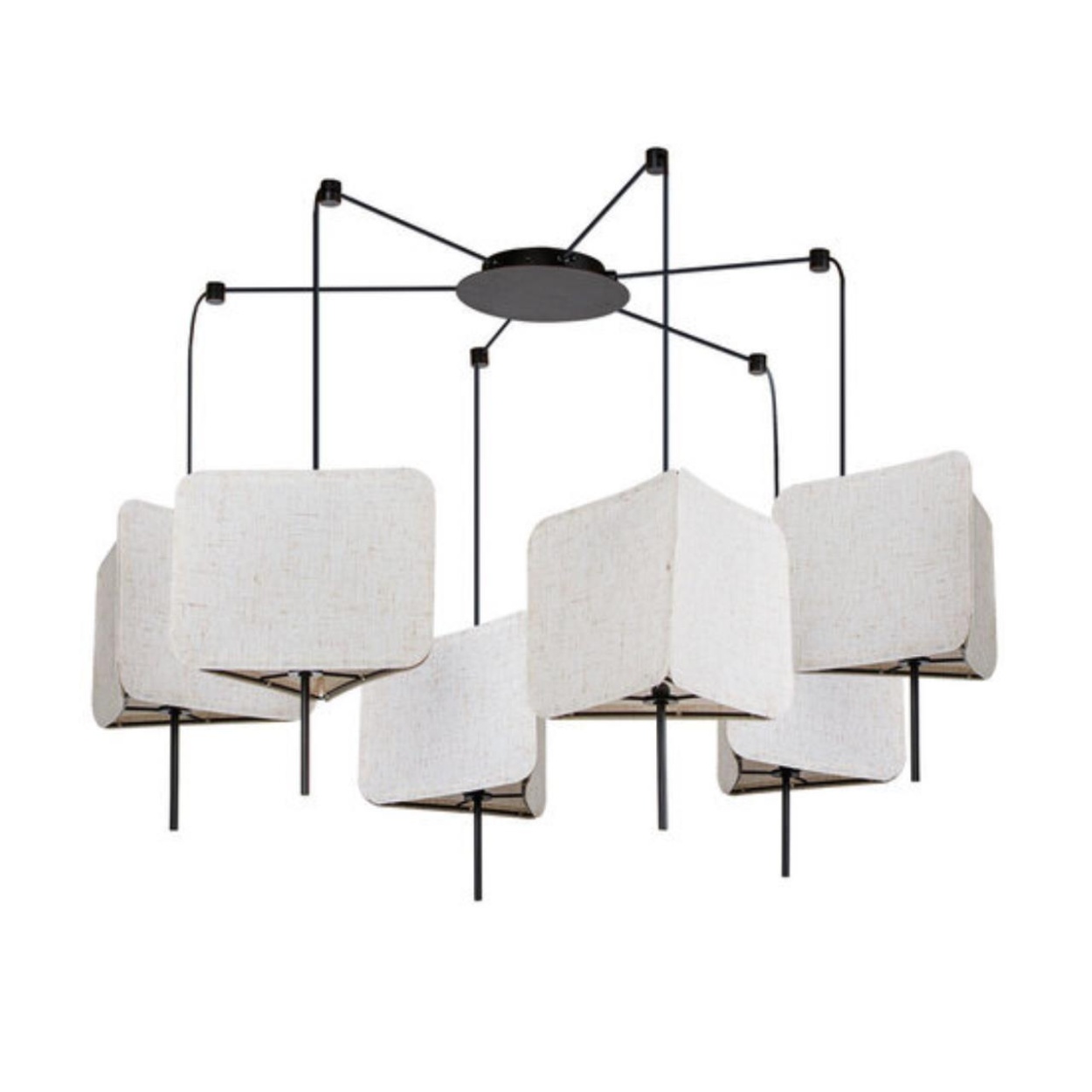 картинка Подвесная люстра Arte Lamp TRIXIE A7084SP-6BK от магазина pro-decor.kz