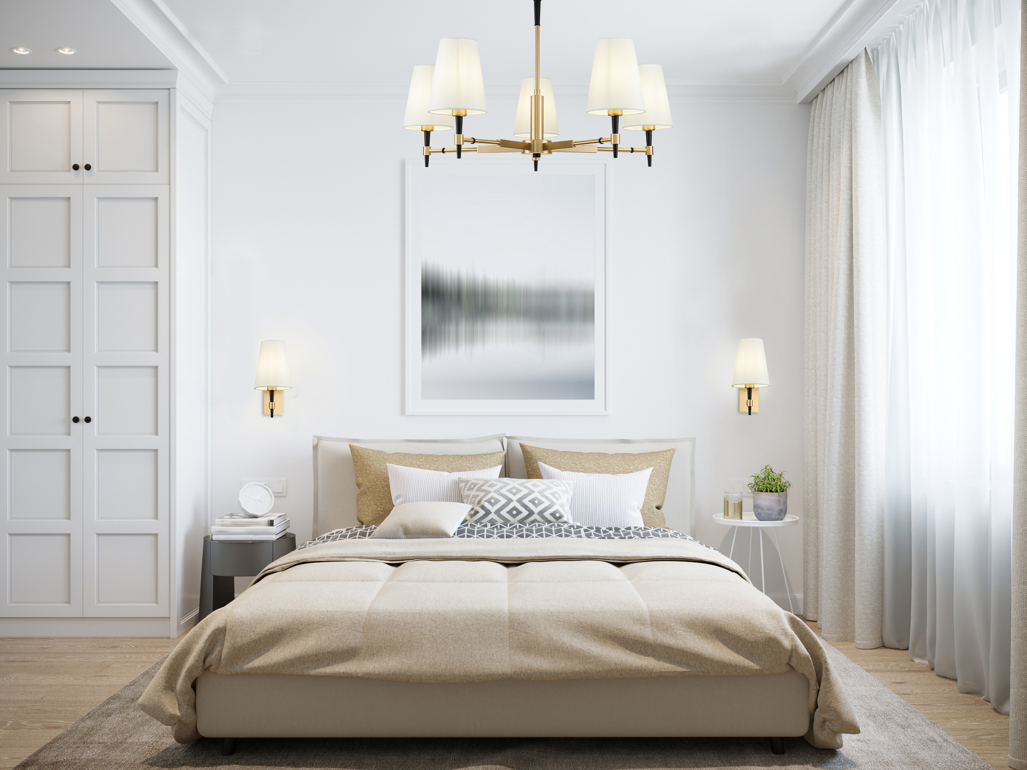 картинка Подвесная люстра Maytoni Zaragoza H001CL-05BS от магазина pro-decor.kz