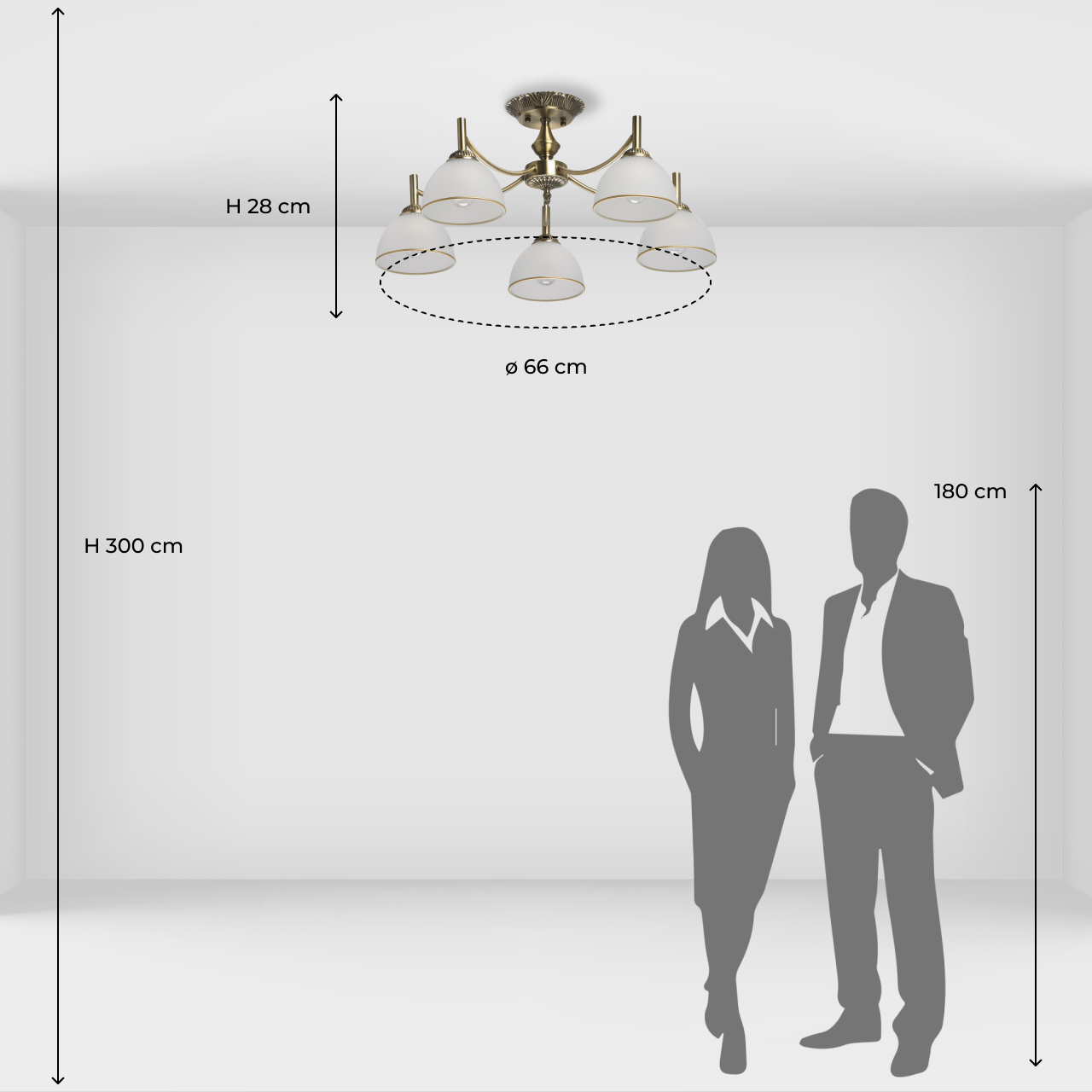 картинка 318015605 Олимп MW-light Потолочная люстра от магазина pro-decor.kz