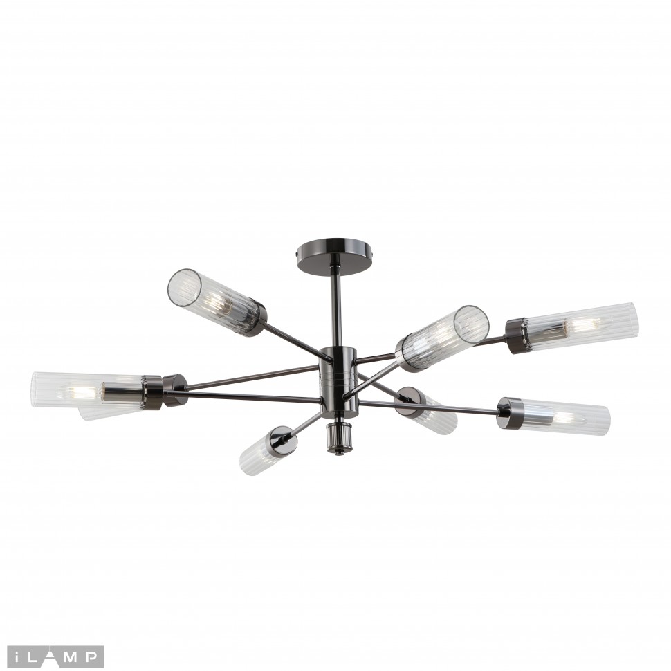 картинка Светильник потолочный iLamp Evolution 15609-8 AN+CL от магазина pro-decor.kz