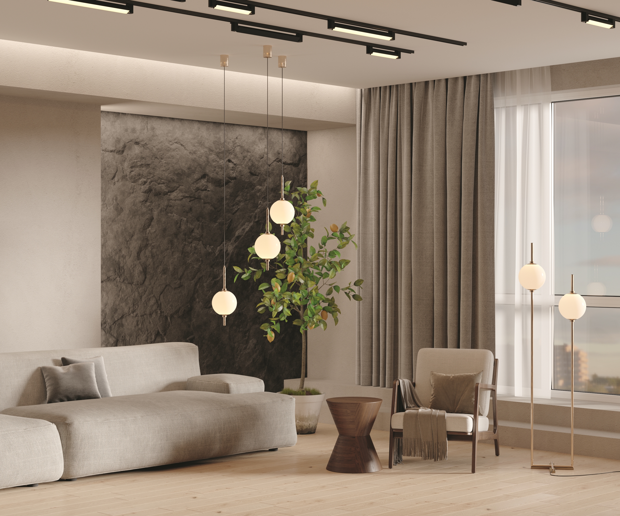 картинка Напольный светильник (торшер) Maytoni Z020FL-L12BS3K от магазина pro-decor.kz