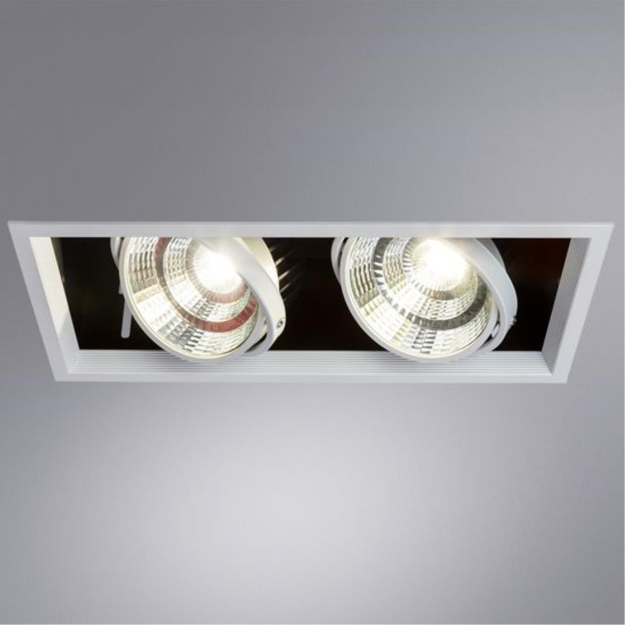 картинка Встраиваемый светодиодный светильник Arte Lamp Merga A8450PL-2WH от магазина pro-decor.kz