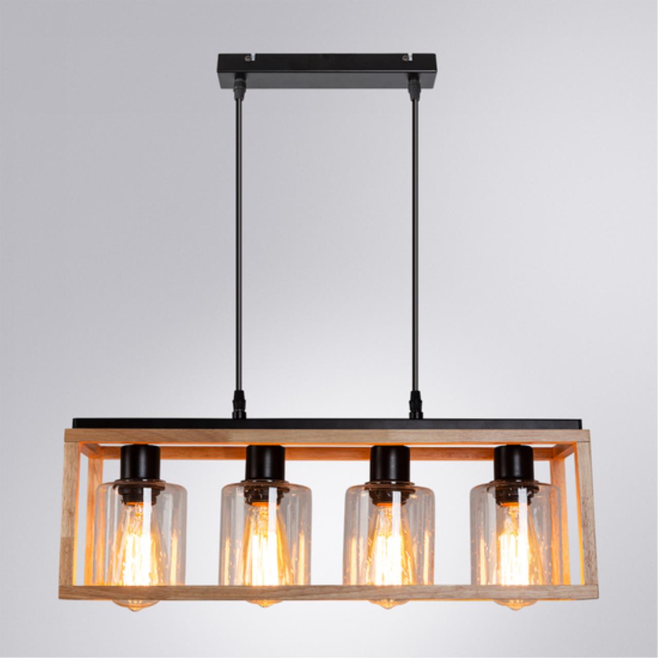 картинка Подвесной светильник Arte Lamp DUBLIN A7025SP-4BK от магазина pro-decor.kz