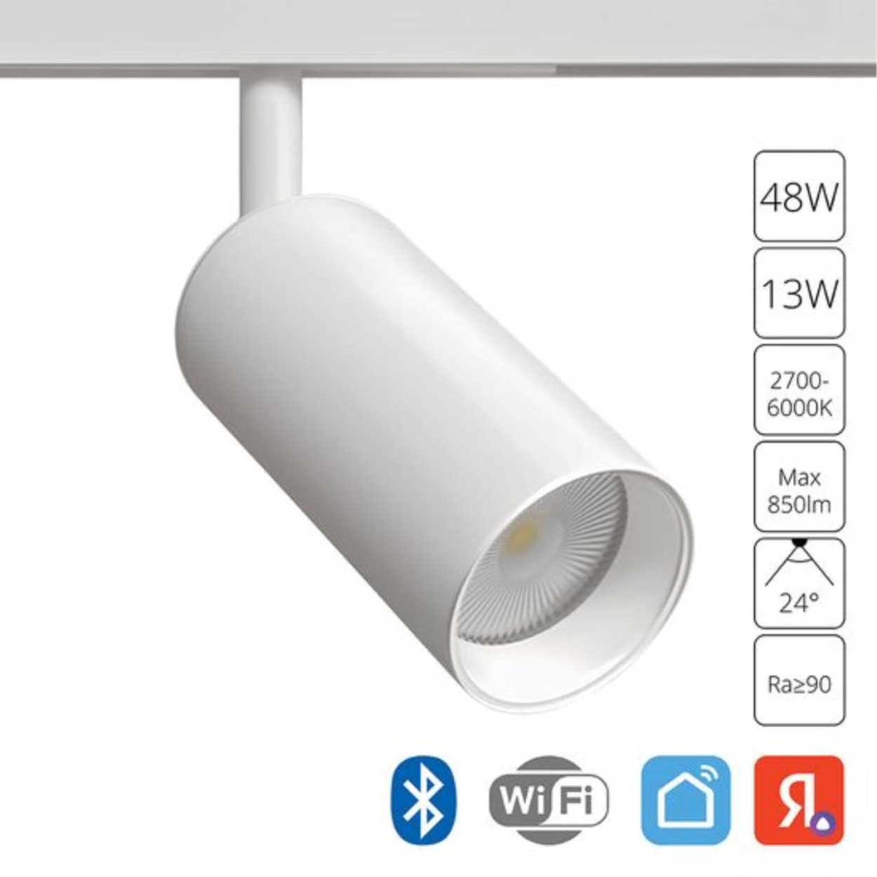 картинка Магнитный трековый светильник Arte Lamp LINEA A4691PL-1WH от магазина pro-decor.kz