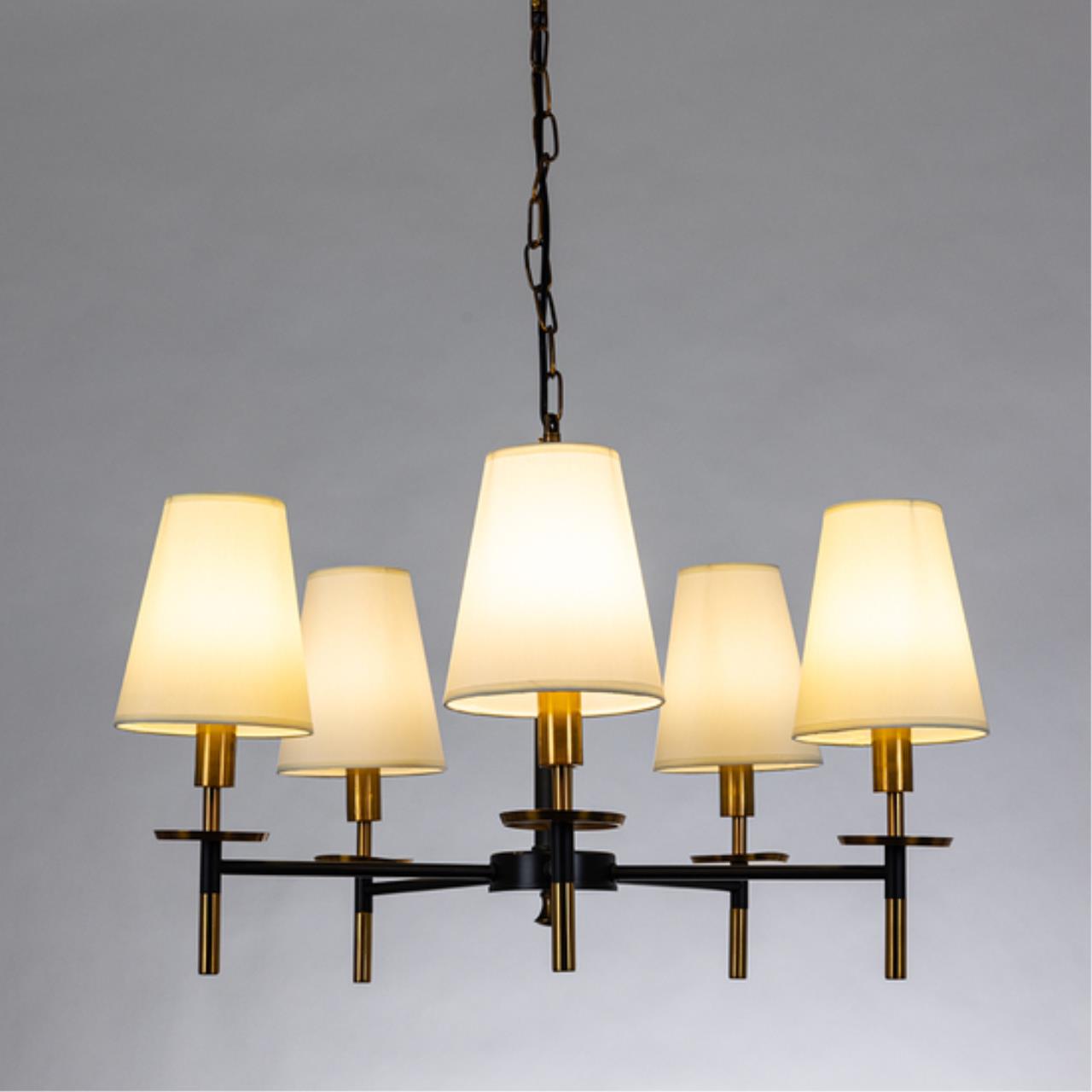 картинка Подвесная люстра Arte Lamp RICCARDO A4075LM-5BK от магазина pro-decor.kz