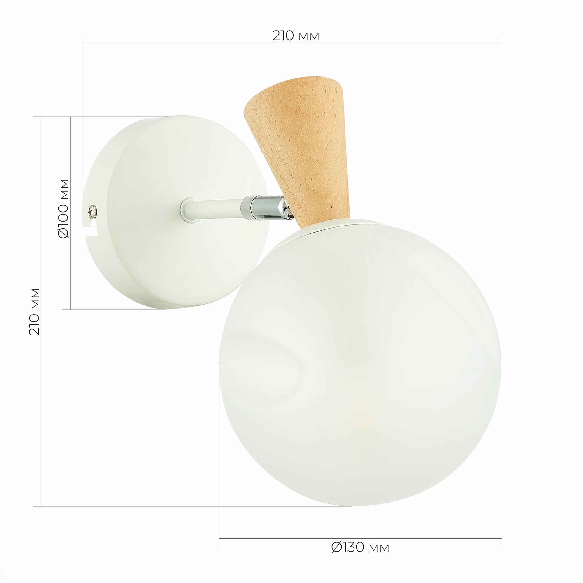 картинка Настенный светильник Evoluce Catania SLE220701-01 от магазина pro-decor.kz