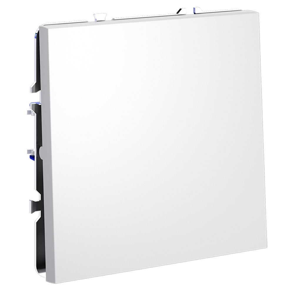 картинка Проходной переключатель встраиваемый VOLTUM S70 одноклавишный 10А, (белый матовый) VLS010302 от магазина pro-decor.kz