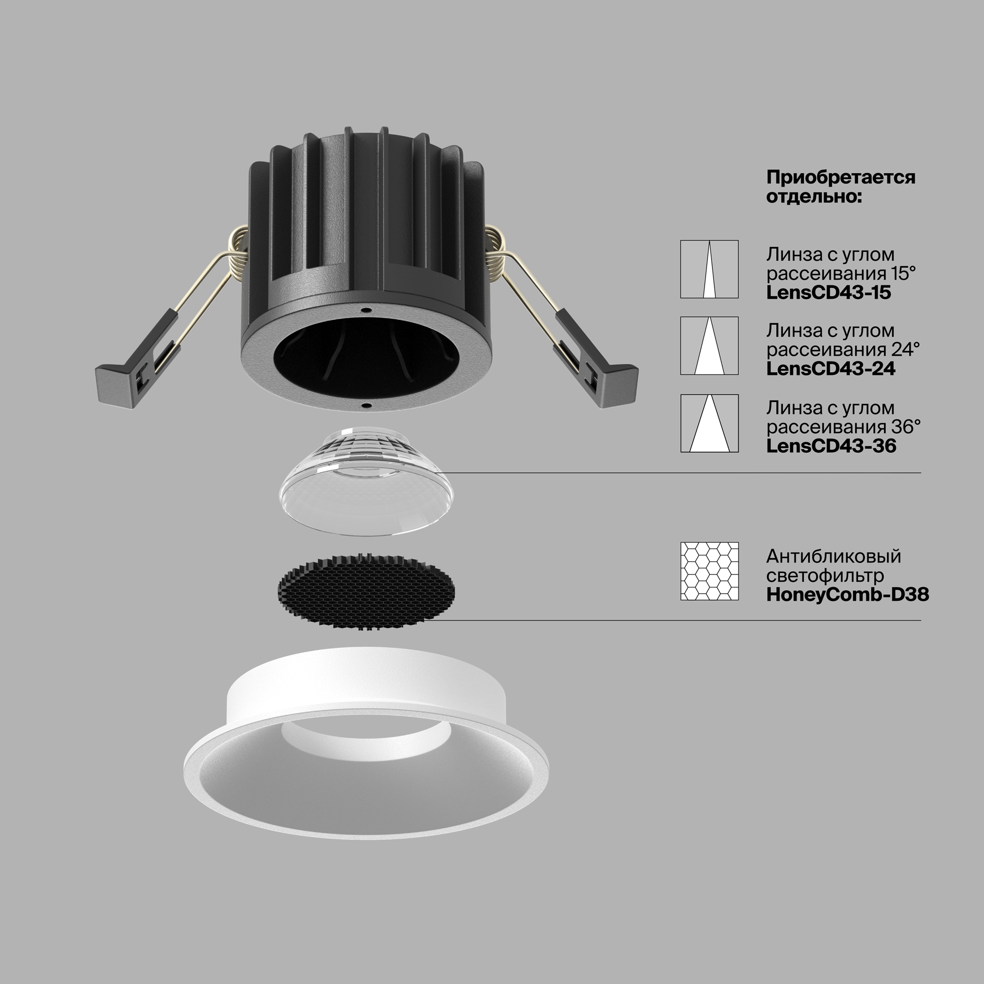 картинка Встраиваемый светильник Technical DL058-12W2.7K-W от магазина pro-decor.kz