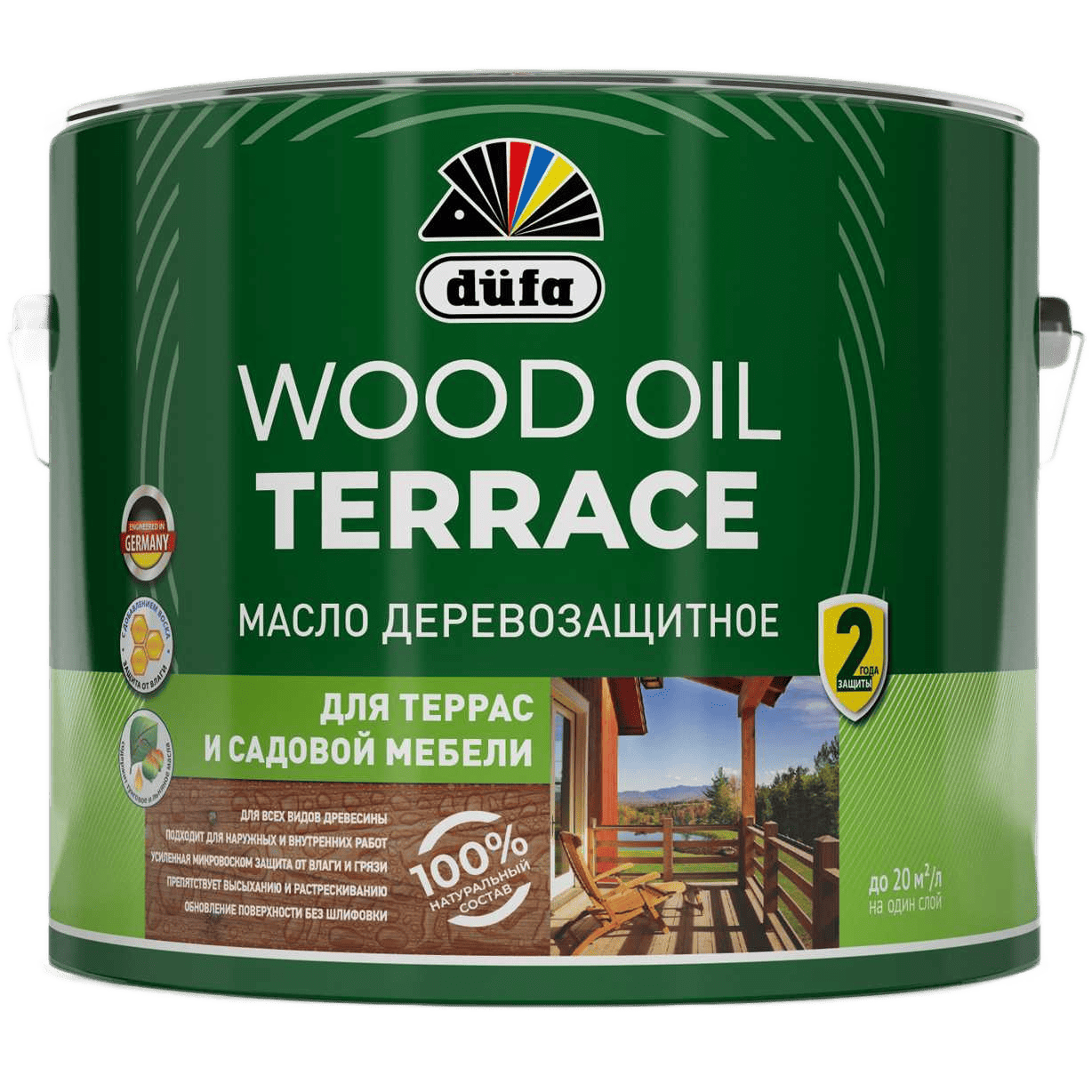Купить Dufa Масло Wood OIL Terraсe бесцветный 9л Dufa Масло Wood OIL Terraсe бесцветный 9л