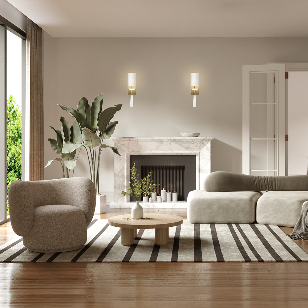 картинка Настенный светильник (бра) Maytoni MOD224WL-01BS1 Bianco от магазина pro-decor.kz